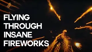 INSANE fireworks DRONE FPV flight