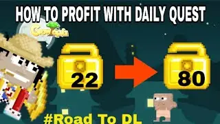 PROFIT TONS WITH DAILY QUEST! | Growtopia