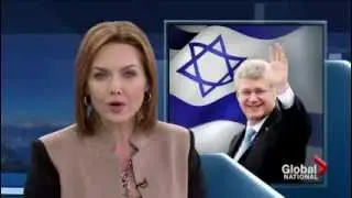 Canada and Israel agree on trade, not settlements