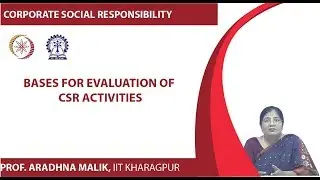 Bases for Evaluation of CSR Activities