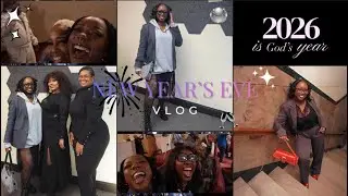 NEW YEAR'S VLOG: church service, thrifting + girl's r&b night out