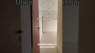 Delta Heights. 2bhk.+2bhk.Jodi flat3.32.cr.+ TaxesLoan available. Al Bank'sUlwe Navi Mumbai