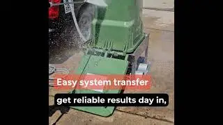 Kraken Stationary Bin Cleaner (Patent Pending) #bincleaning #trashcancleaning #stationarybincleaner