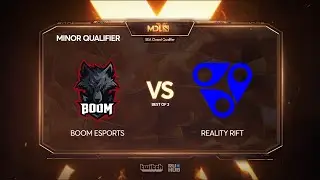 BOOM Esports vs Reality Rift, MDL Chengdu Major Qualifier, bo3, game 1 [mortalles]