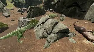 Pycnonemosaurus vs. Spino and T-Rex