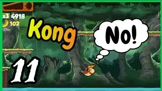 Banana Kong Gameplay 🐒 Kong fell into the water... 