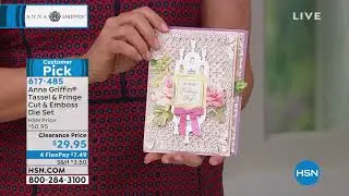 Anna Griffin Tassel and Fringe Cut and Emboss Die Set