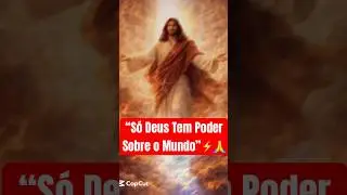Deus Tem Poder Sobre O Mundo ⚡️🙏 #jesus #deus #edit #shorts #viralsound