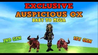 Wizard101 : AUSPICIOUS OX - BABY TO MEGA (1ST & 2ND GEN)
