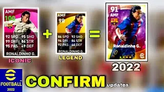 Efootball 2022 Mobile - Confirm 20 Legendary Players And Release Date 🔥 || PES 2022 UPDATES