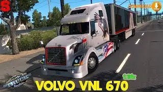 VOLVO VNL 670 + Volvo truck shop [1.31x] - SiMoN3 ATS (+download)