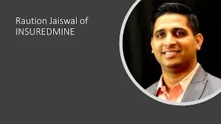 Dr. Billy Williams sits down with Raution Jaiswal of InsuredMine 1_9_2020