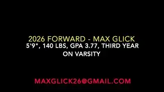 Max Glick 2026 short