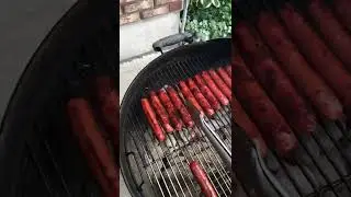 This is really the only way to do hotdogs on the Weber Kettle. Just ask the kids.