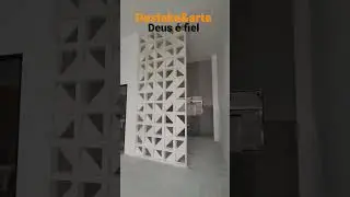 cobogo de gesso, modelo bandeirinha
