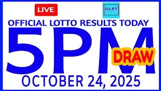 Lotto Results Today October 24, 2025 5pm draw swertres results