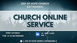 Online Church Service // Jan 29, 2022 // Ray Of Hope Church Kathmandu . Nepal // #ROHI