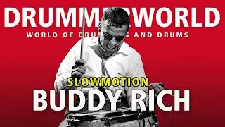 Buddy Rich: Slow Motion Drum Solo #buddyrich #drummerworld