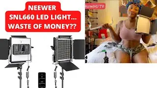 NEEWER SNL660 LED LIGHT INSTALLATION