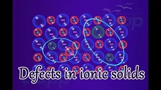 14 - Defects in ionic solids( Frenkel defect and Schottky defect. )