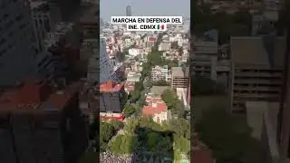 Marcha en defensa del INE. M&eacute;xico protesta en las calles de la CdMx 🇲🇽