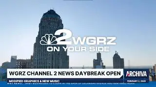 WGRZ Channel 2 News Daybreak Open - Modified Graphics & New Music | February 2, 2026