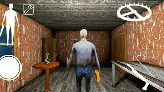 Playing as Grandpa In Granny Chapter 1 Mod Menu Part 1 #granny #viralvideo