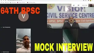 64th bpsc mock interview - SUMAN