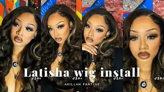 Sensationnel what lace wig | Latisha wig install | FLAMBOYAGE MOCHA