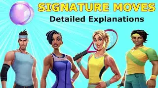 Tennis Clash Signature Moves Detailed Explanations