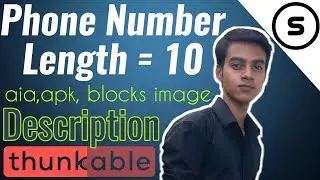 Thunkable Textbox Phone Number Problem | Thunkable tutorial in Hindi |