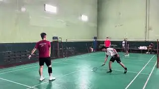 Franz / Erik vs Rivo / Josi - Badminton for hobby (Bros)