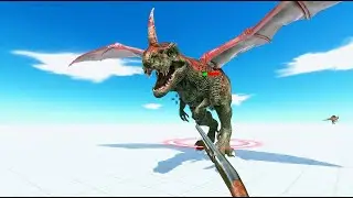 Can I Survive from Dinosaur? 😱 | ARBS Simulator Battle