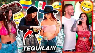 COLOMBIANOS prueban tequila por primera vez// TIENES QUE VERLO!! 😂😂