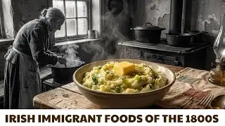 What 25 foods did Irish immigrants eat in Boston in the mid-1800s?