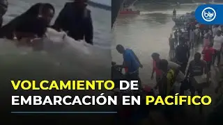 Tragedia marítima en el Pacífico: cuatro personas fallecieron tras volcamiento de embarcación