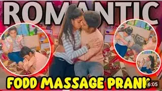 Foot massage prank on boyfriend 🤤!! romantic prank on girlfriend 😋!! Couple Prank !!Funny prank