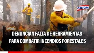 🔴🔵Bomberos de Amazonas denuncian falta de herramientas para combatir fuego de incendios forestales