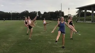 2019 UCF Majorette Day Routine (with counts)