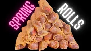 Spring Rolls With Sweet Chili Sauce