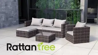 RattanTree | How to Assemble&nbsp;5 Seat Rattan Garden Modular Corner Sofa Furniture Set