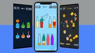 Soda Sort Puzzle   Water Sort   Puzzle game intro   Game promo video