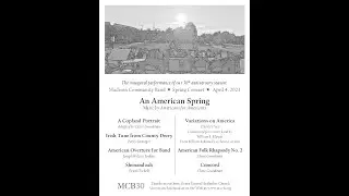 Madison Community Band - Spring Concert - April 4, 2023