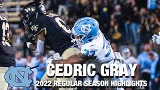 Cedric Gray 2022 Regular Season Highlights | North Carolina LB