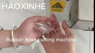 Automatic Latex, Rubber & PVC Tube Cutting Machine | High-Speed Precision Cutter#machine#Haoxinhe