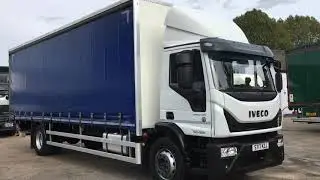 IVECO 180E25 - 18 ton Curtainside T/lift - EURO 6 - VIDEO ST17 KZJ