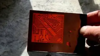 Arduino clone Printed Circuit Board made with Laser Engraver and Poor Man's Etch!