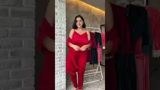 Velvet Set Includes Robe T Shirt Shorts  red