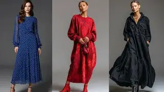Beautiful long sleeve dresses for every day