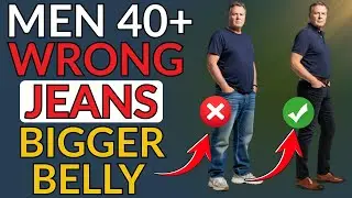 Wear Jeans Like This? That&rsquo;s Why You Look Bigger After 40 | 40+ Men's Fashion